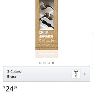 Smile Jamaica ear buds